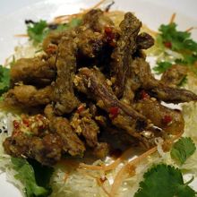 鴨舌の揚物 ＴＨＢ４５０−⇒￥１，３５０− 