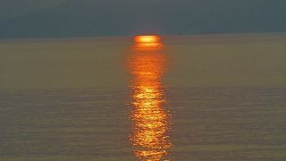 八代海に落ちる夕日はとっても綺麗です！