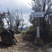 北谷登山口から登りました