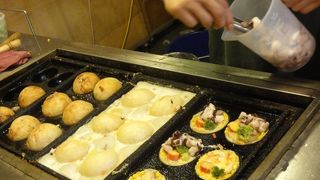 野球ボールのようなタコ焼き発見！