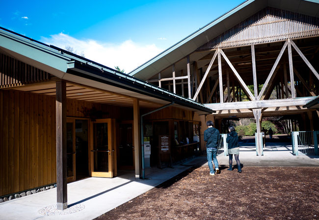 入口。こちらにトイレなどもあり。