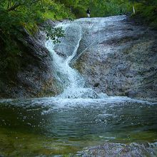 カムイワッカ一の滝