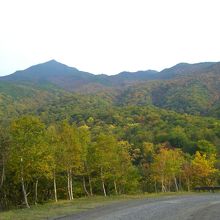 カムイワッカ滝到着少し手前の風景