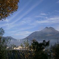 墨絵から２時間後の由布岳