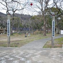 ここが本当の俘虜収容所跡です。