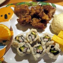 お子様ディナー ＄９．５０−⇒￥８０７−