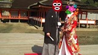 宮島結婚式。