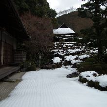 金福寺　雪景色