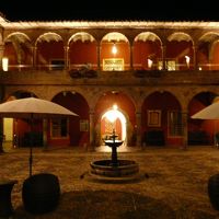 ホテル内のパティオです。コロニアルで雰囲気が良かったです。