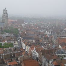 展望台からはブルージュの街並みが一望！