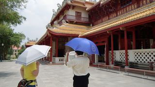 敷地内は広いです