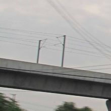 ほとんどが高架でした