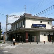 伏見の徒歩観光に便利な中書島駅（ちゅうしょじまえき） 