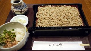 羽田空港の信州そば あずみ野の昼食