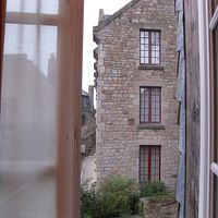 景色はこんな感じで。カーテン開けると丸見え。