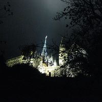 島内を夜散歩できるのはいいですね。