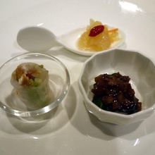 前菜３種盛り合わせ 