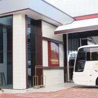 ホテルの玄関付近