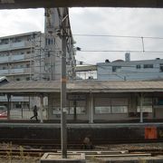 向洋駅。マツダの企業城下町の玄関です。ここは広島市ではありません。