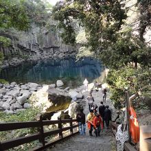 天帝淵への階段