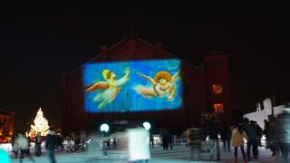 絵を見ながら楽しめるスケート場