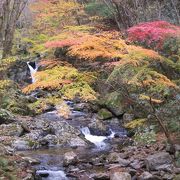 あまり観光化されてない自然の紅葉