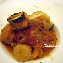 魚介のペスカトーレ　