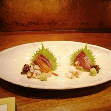 お刺身の盛り合わせ