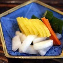 香の物盛り合わせ 