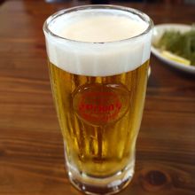 オリオンビール生 ￥５００− 