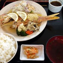バター焼定食 ￥１，５００− 
