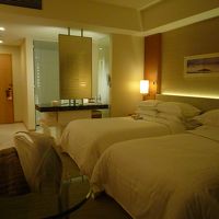 落ち着いた客室。