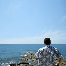空と水平線をぼ〜っと眺めていても飽きませんでした