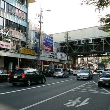 鶴橋駅（つるはしえき）周辺の光景