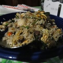 富士山のような焼き飯