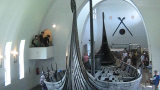 かっこいいヴァイキング船が見れます