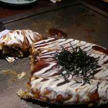 モダン焼き。　あつあつ