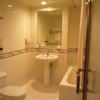 1680元の部屋のバスルーム