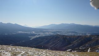 八ヶ岳と富士山