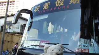 マラッカから、シンガポールまでのバス、日本で予約できました！