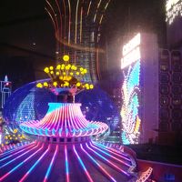 部屋からはグランドリスボアのネオンが