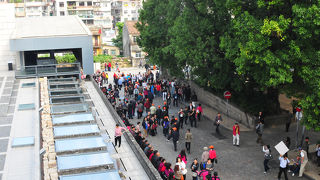 聖ポール天主堂跡から大砲台～マカオ博物館へのルート