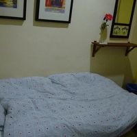 シングルルーム室内。少し狭いが清潔。