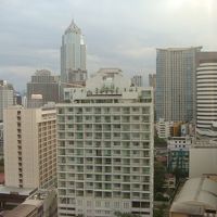 客室から外を望む