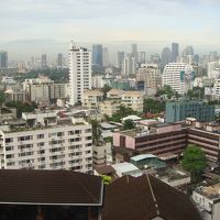 客室から外を望む