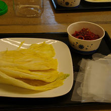 準備されたキムチ