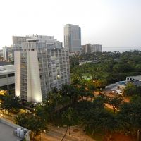 １５階の客室ベランダからの眺望。