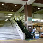 「佃漁民ゆかりの地」に近い千船駅（ちぶねえき）