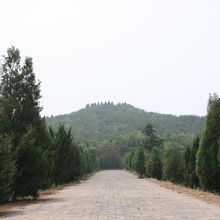 入り口から反対側からの陵墓