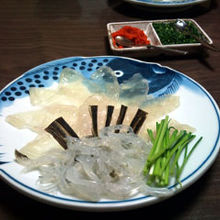 超薄作りではない刺身が、良かった！